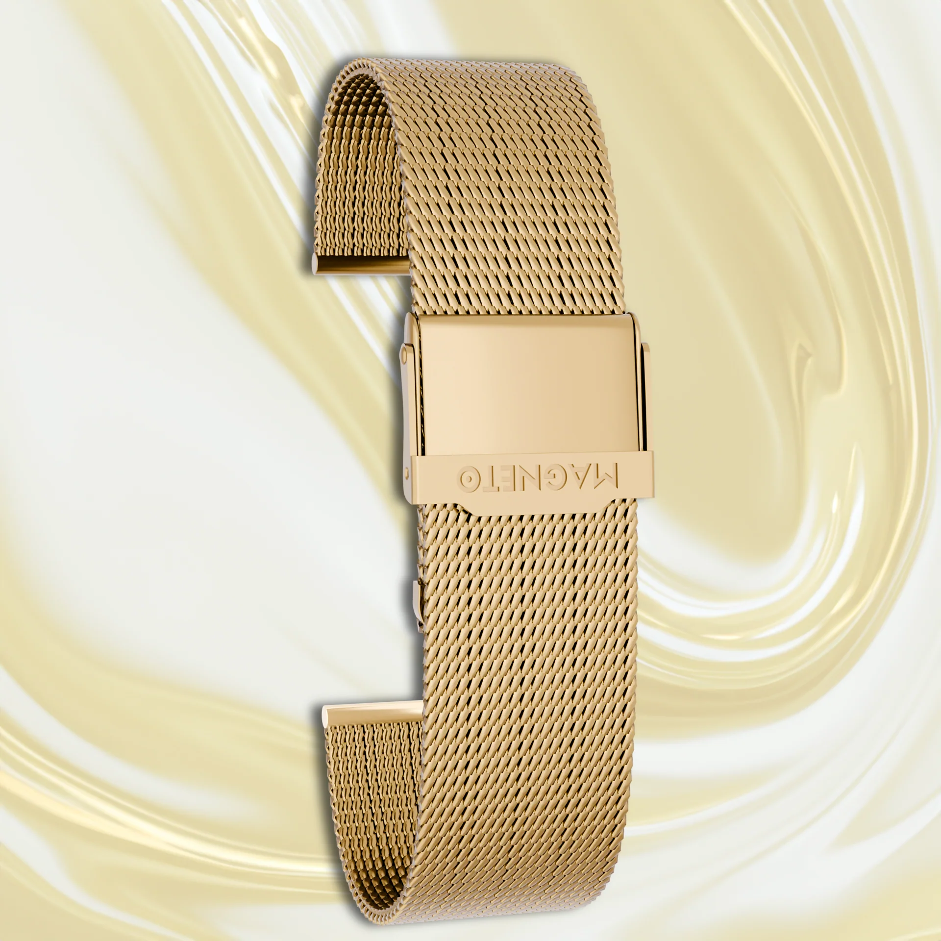 Gold mesh bracelet (16mm)