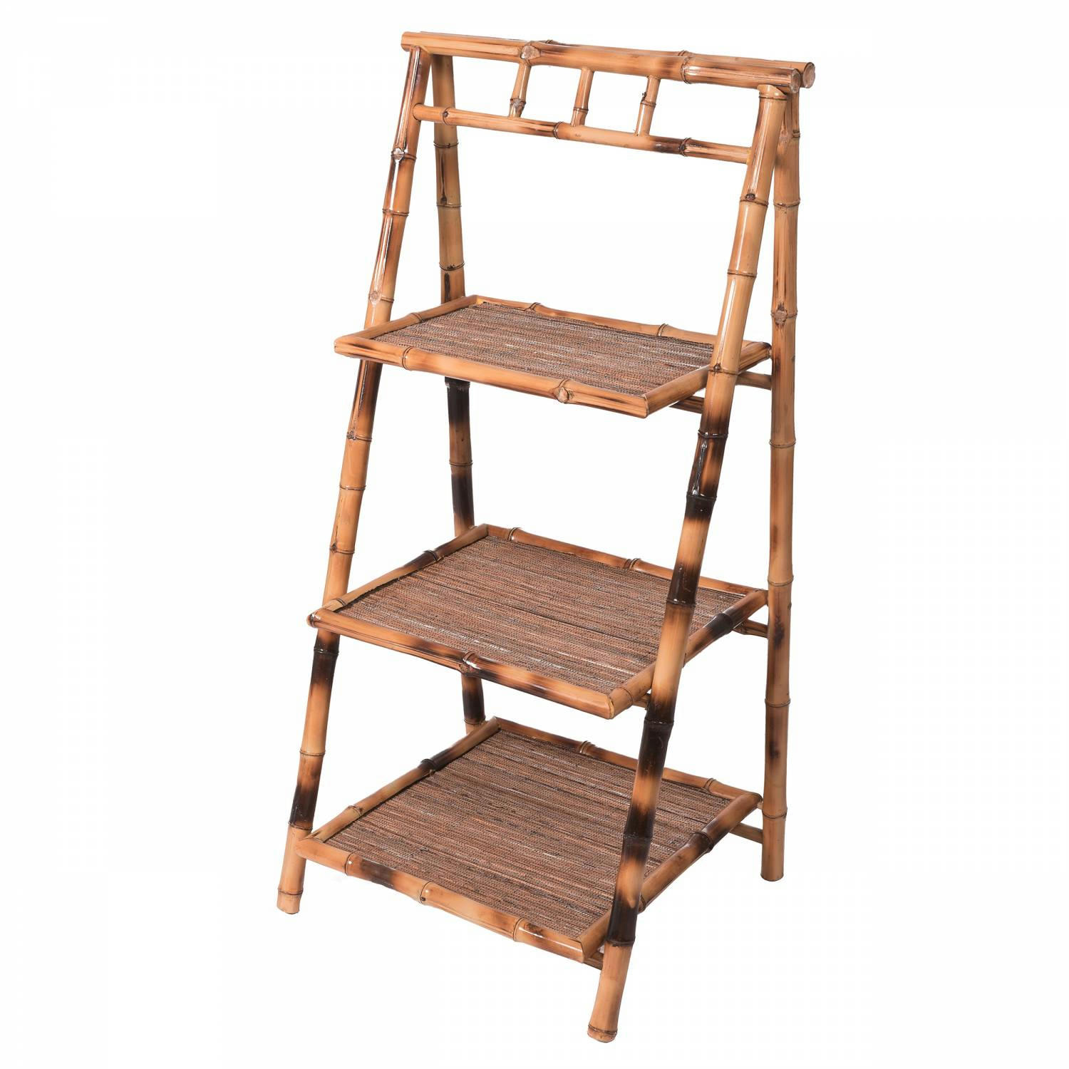 LIDI - Etagère pliable en bambou H98