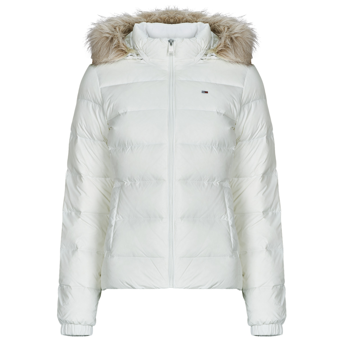 Tommy Jeans - TJW BASIC HOODED DOWN JACKET EXT - White