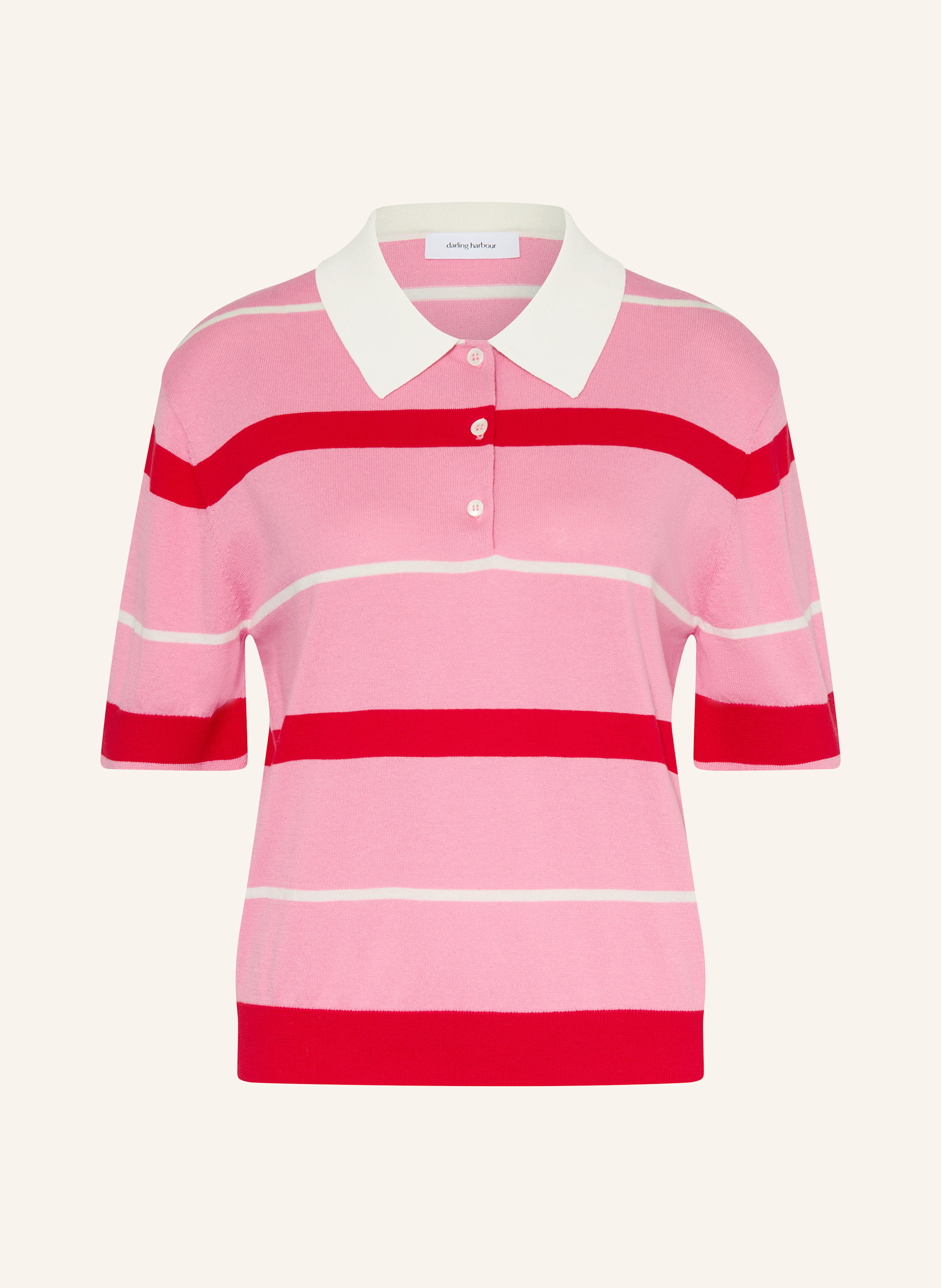 darling harbour Strick-Poloshirt