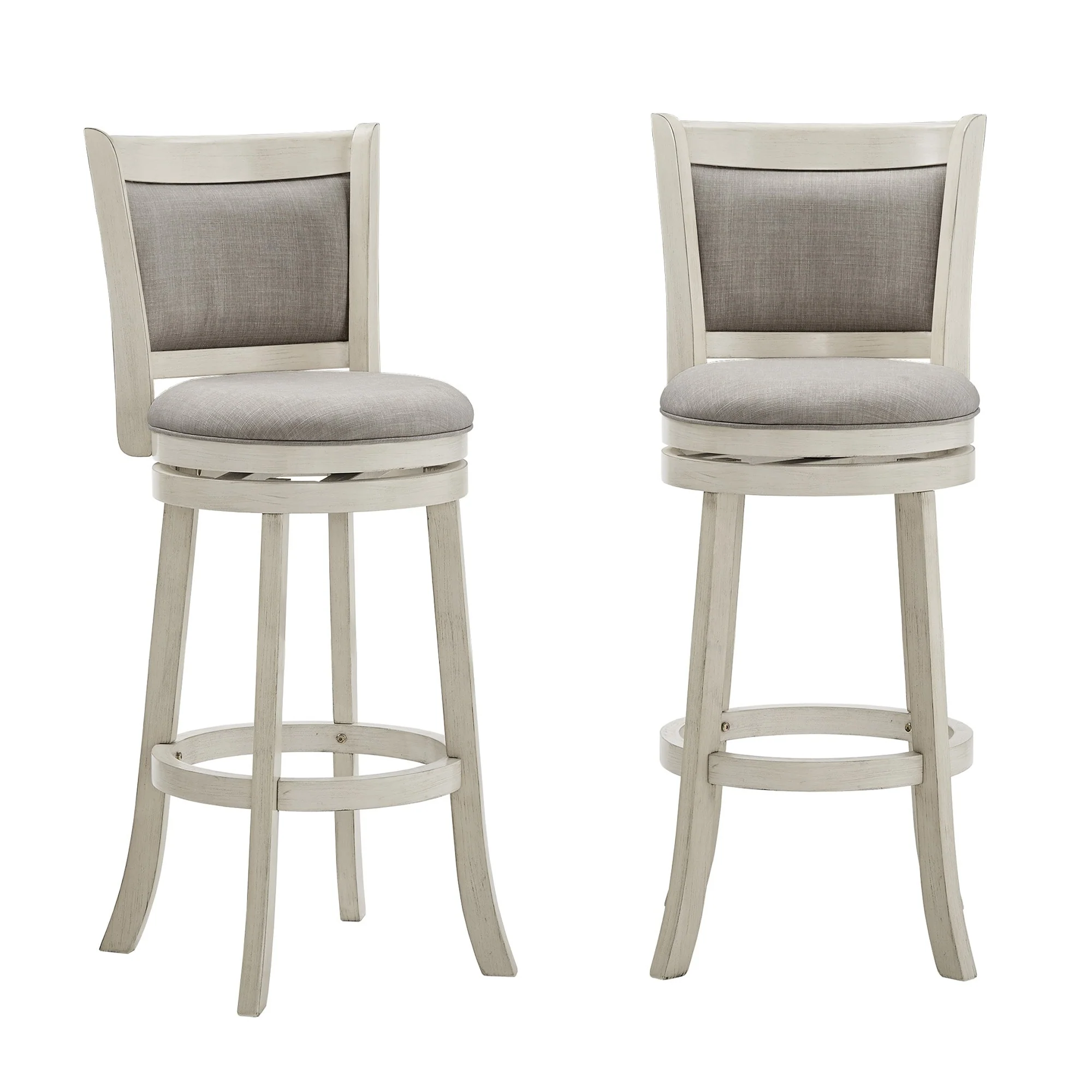Rovinj Upholstered Back Swivel Stool