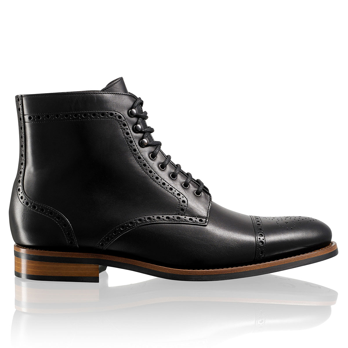 Russell & Bromley WALNUT Brogue Lace Up