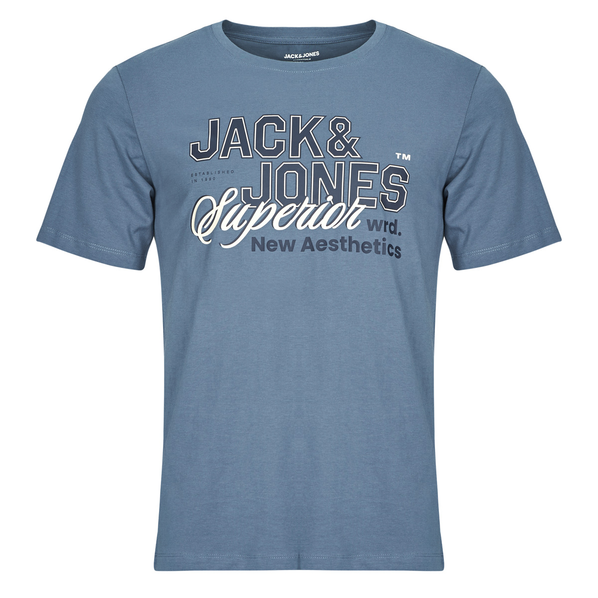 Jack & Jones - JJELOGO TEE SS - Blue