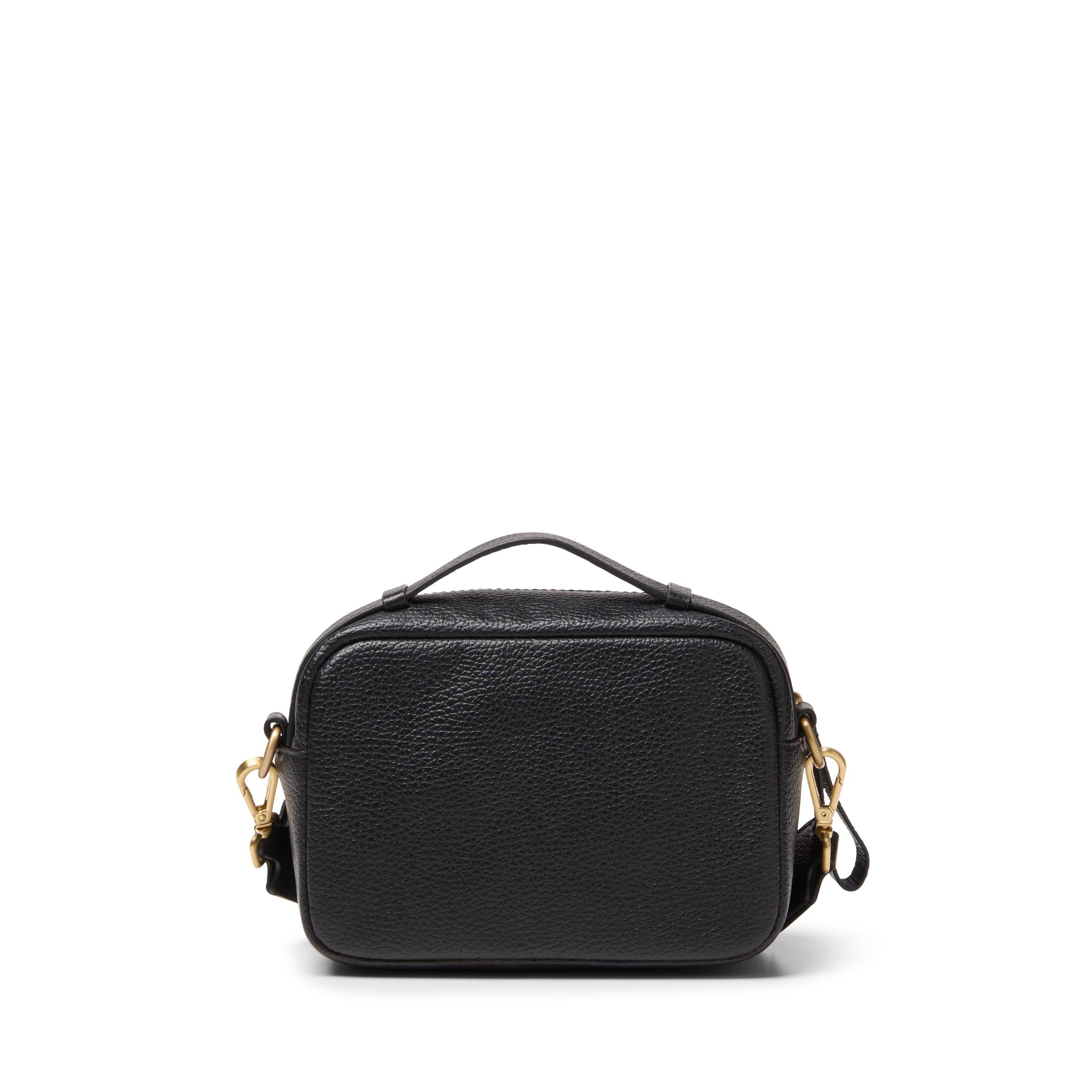 Clarks Camera Cross Black Leather Shoulder Bag,Cross Body Bag
