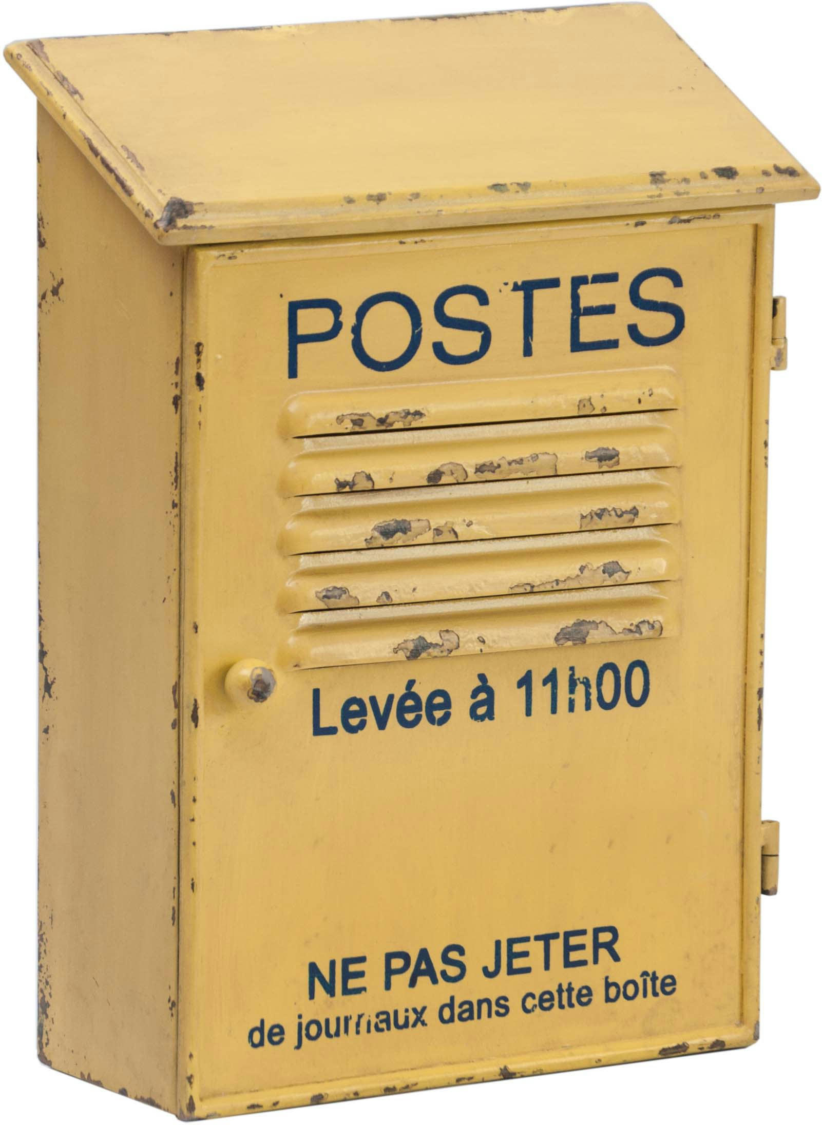 - Boite à clefs postes jaune antique