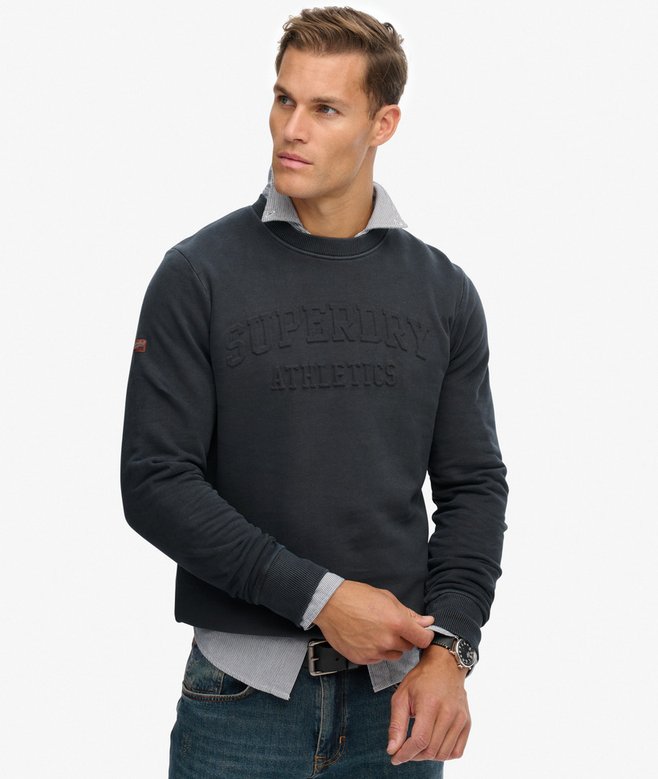 Athletic Embossed Sweatshirt