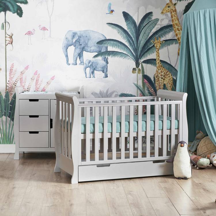 Obaby Stamford Mini 2 Piece Room Set - Warm Grey
