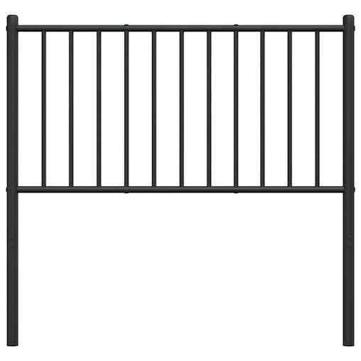 NNEVL Metal Headboard Black 90 cm