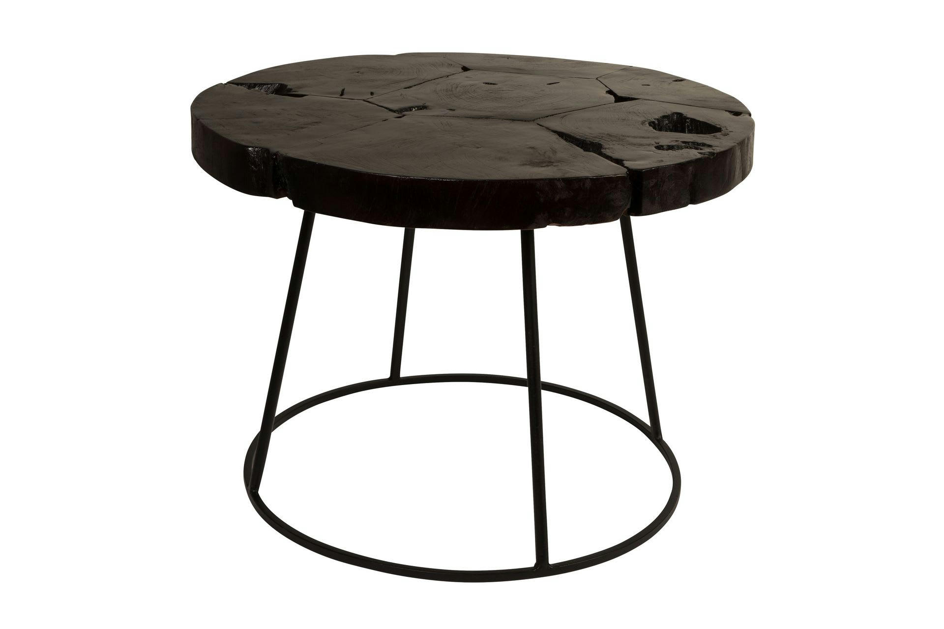 KRATON - Table d'appoint en bois noir