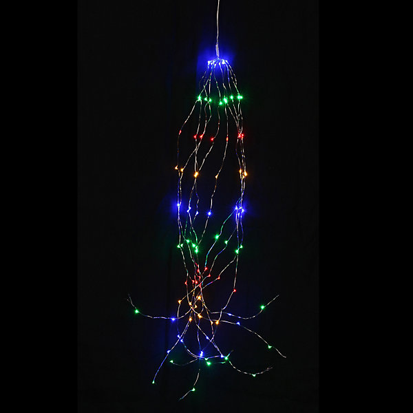 Guirlande 10 Spirales Tombantes 200 Mini LED