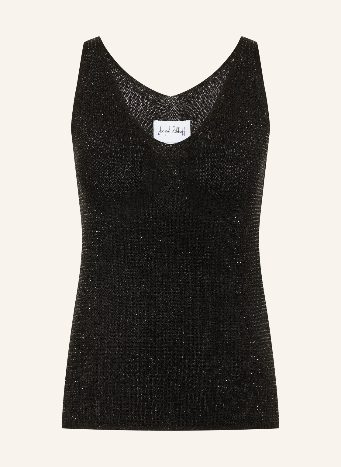Joseph Ribkoff Stricktop mit Schmucksteinen und Glitzergarn