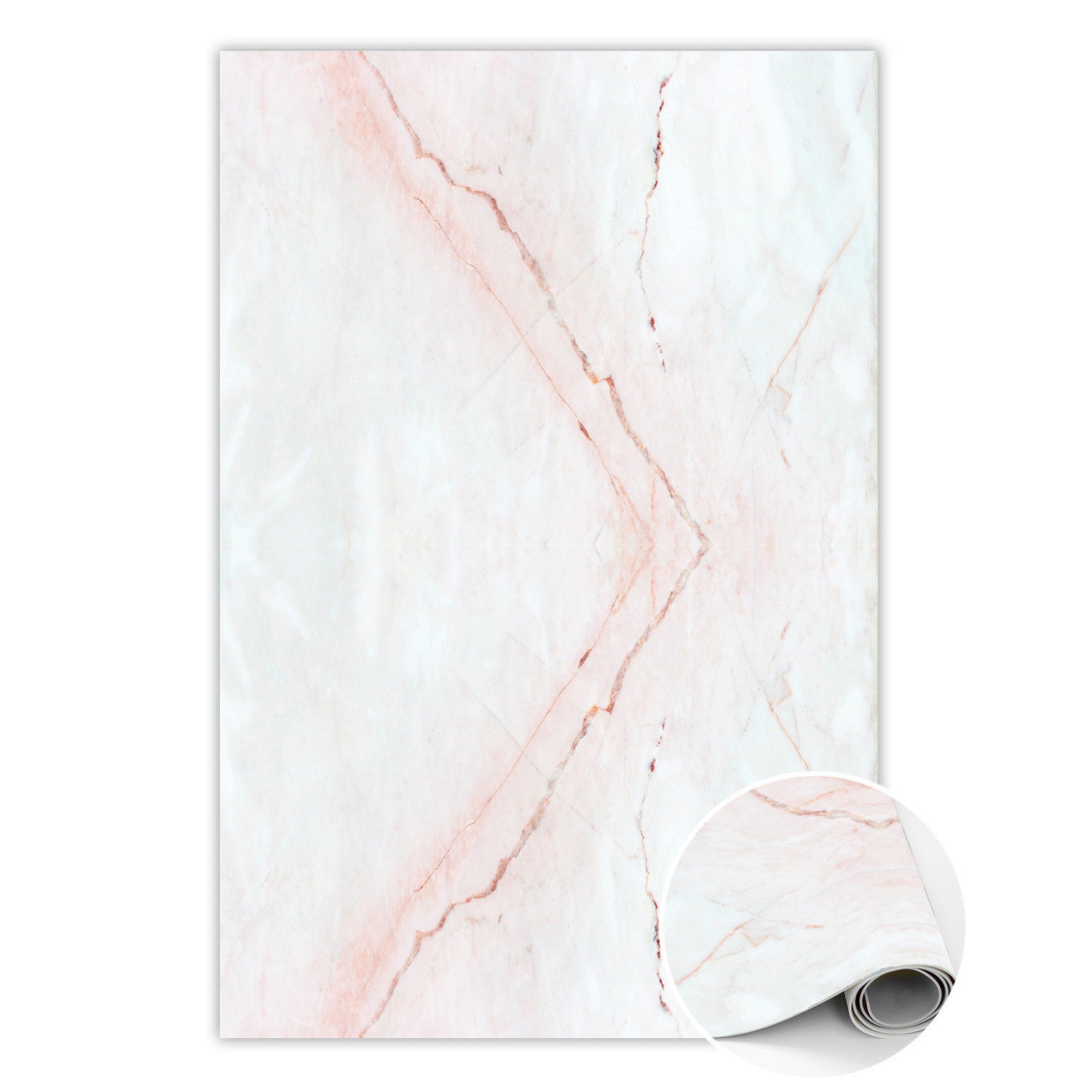 Dywan winylowy do domu Zdobiony marmur 60 x 90 cm