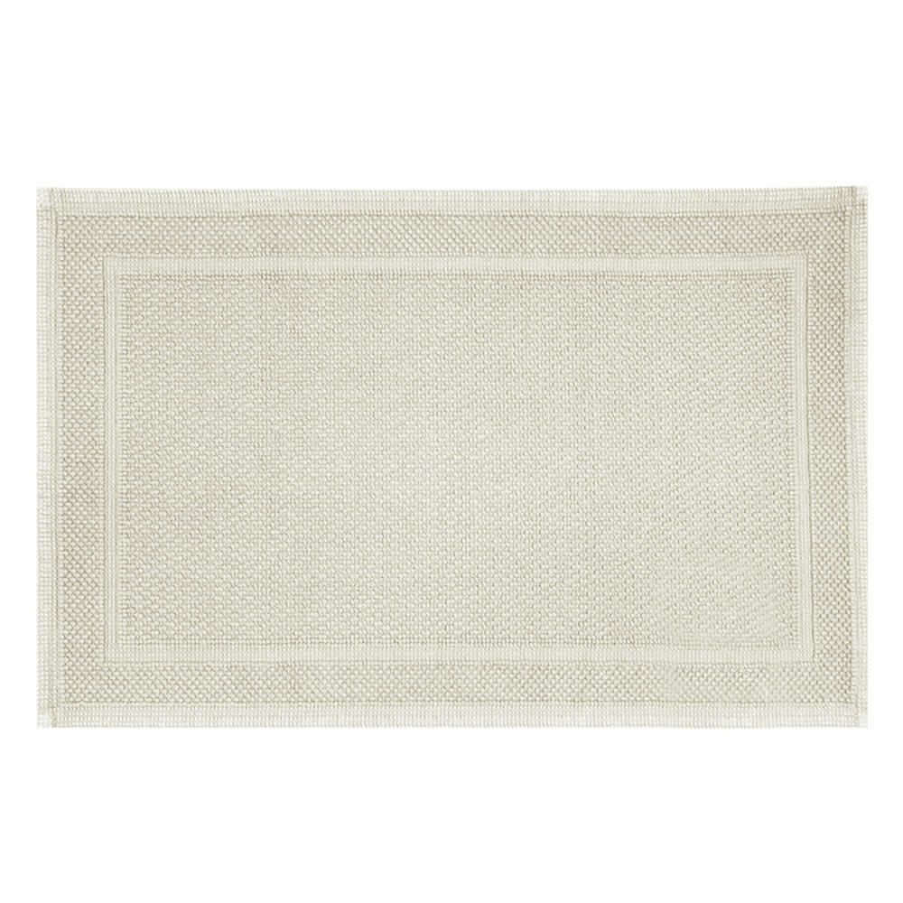 - Tapis de bain  pur coton beige 60X110