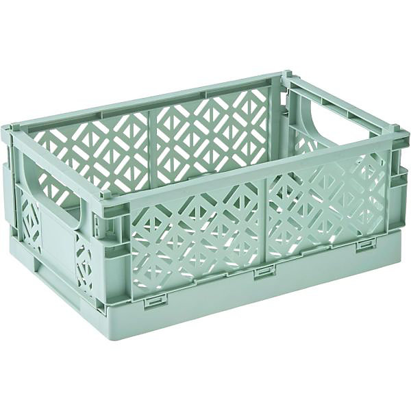 Caisse en plastique Pliable 3,4 litres - Vert