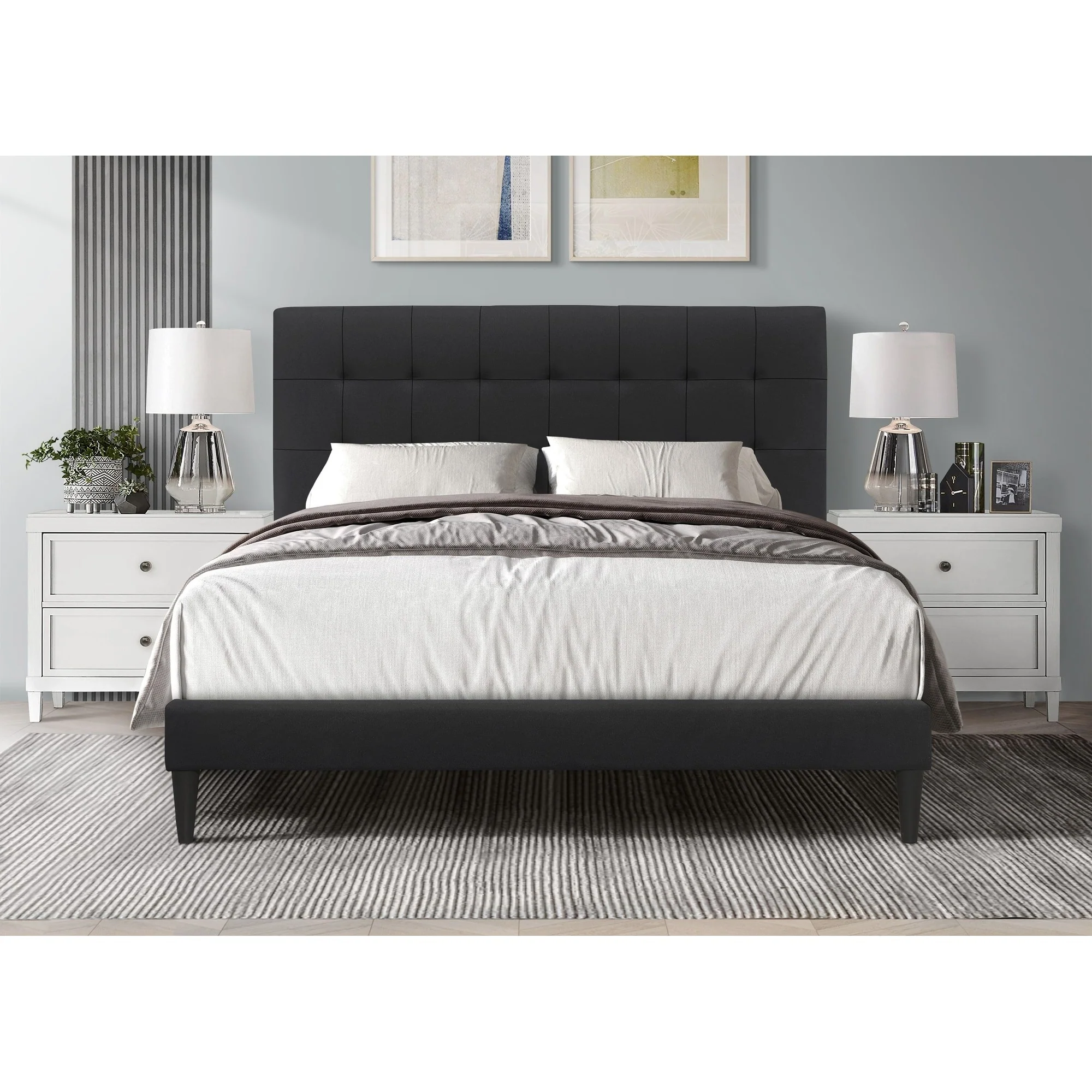 Evanston Upholstered Platform Bed