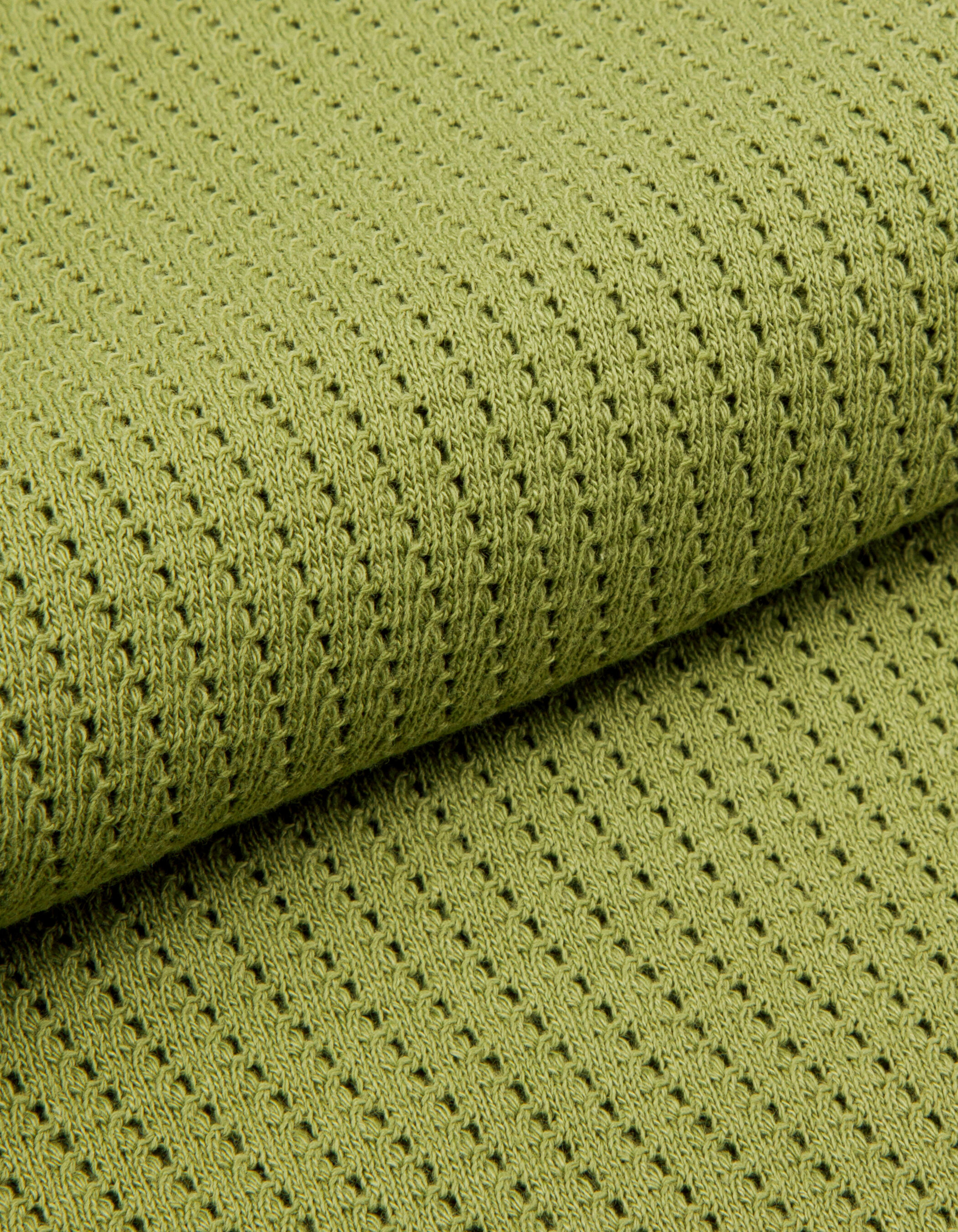 Tee-shirt col zippé vert maille fantaisie Femme