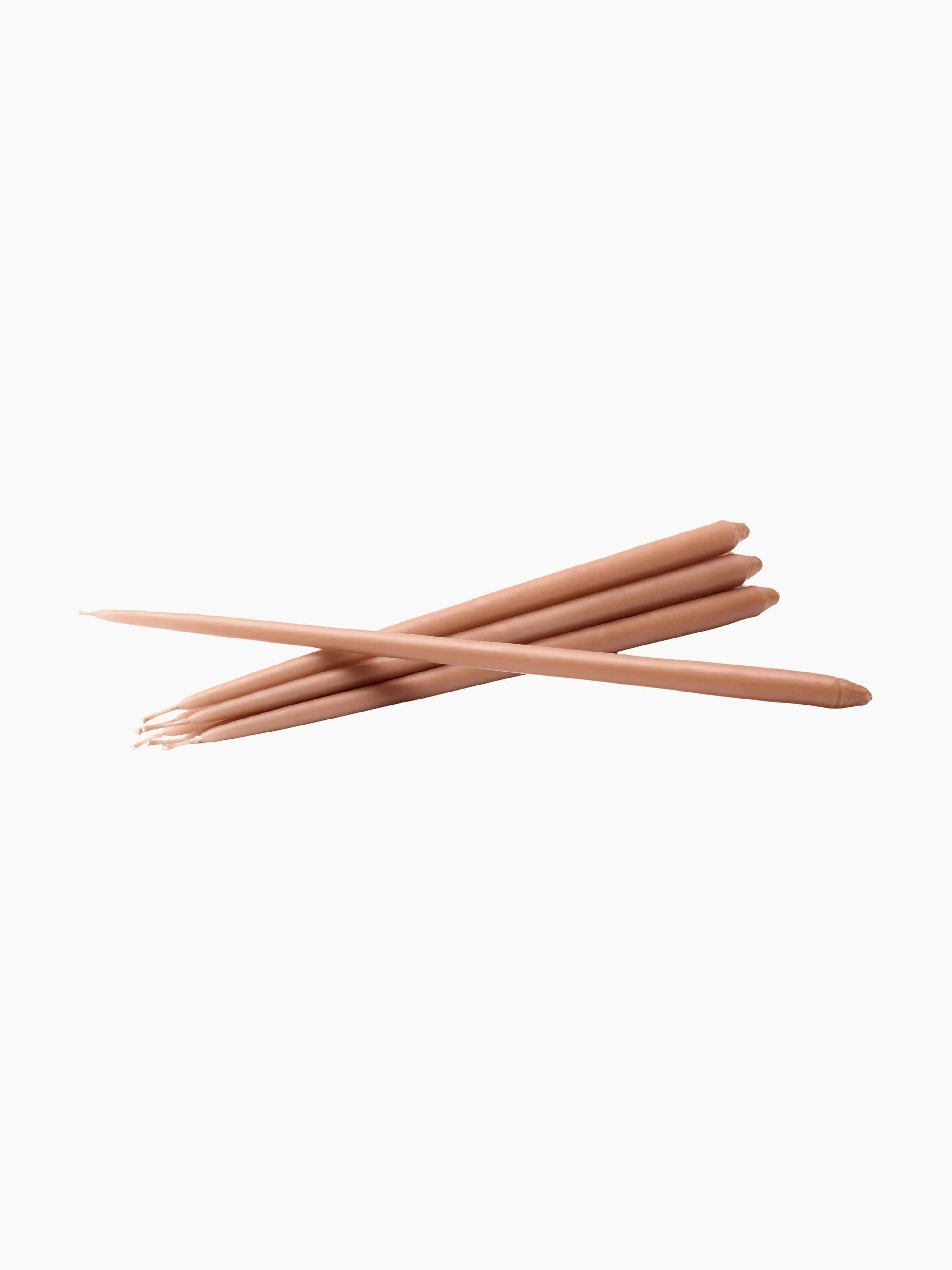 Dünne Stabkerzen Stoff Nagel, 6er-Set