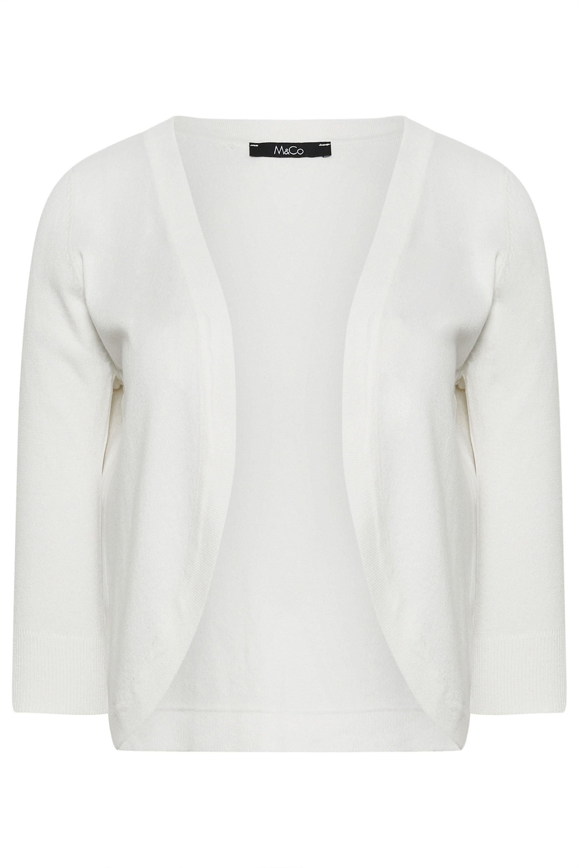 M&Co Soft Cropped Cardigan