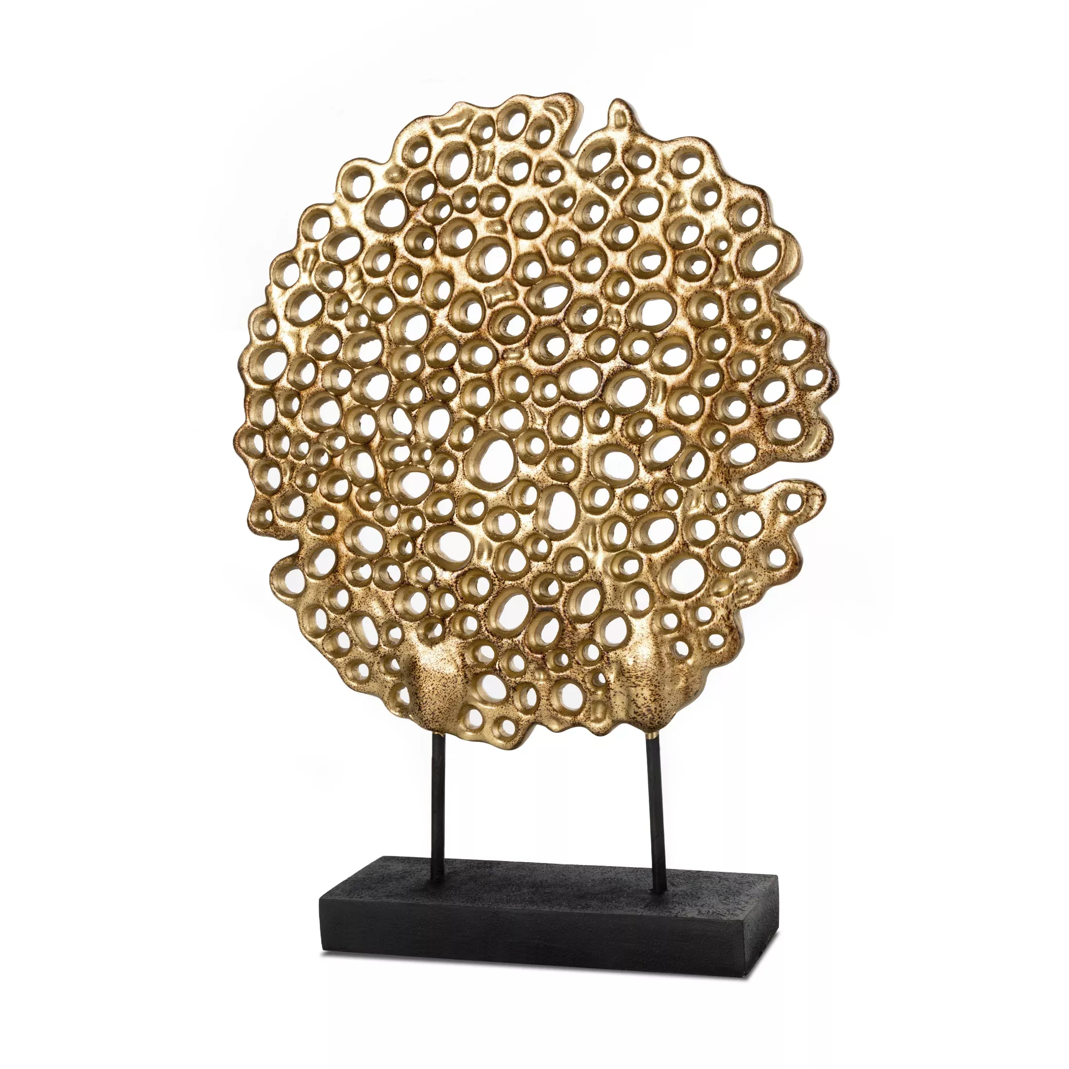 Figurka ażurowa złota28x7x37 cm DORIA