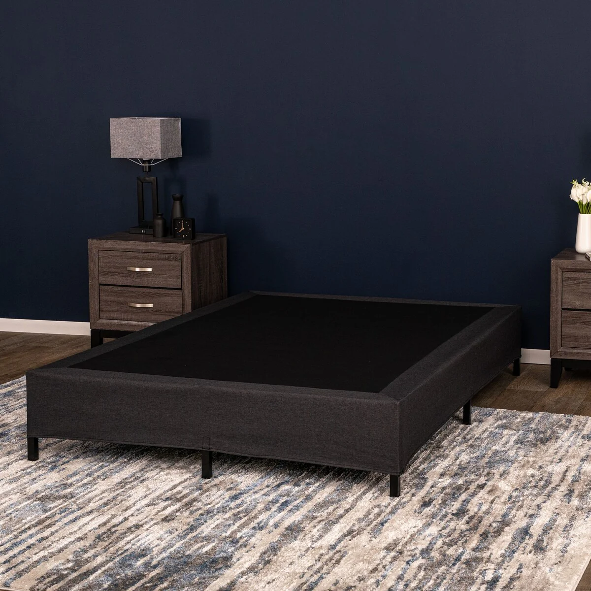 GhostBed All-in-One Metal Foundation with Easy Assembly