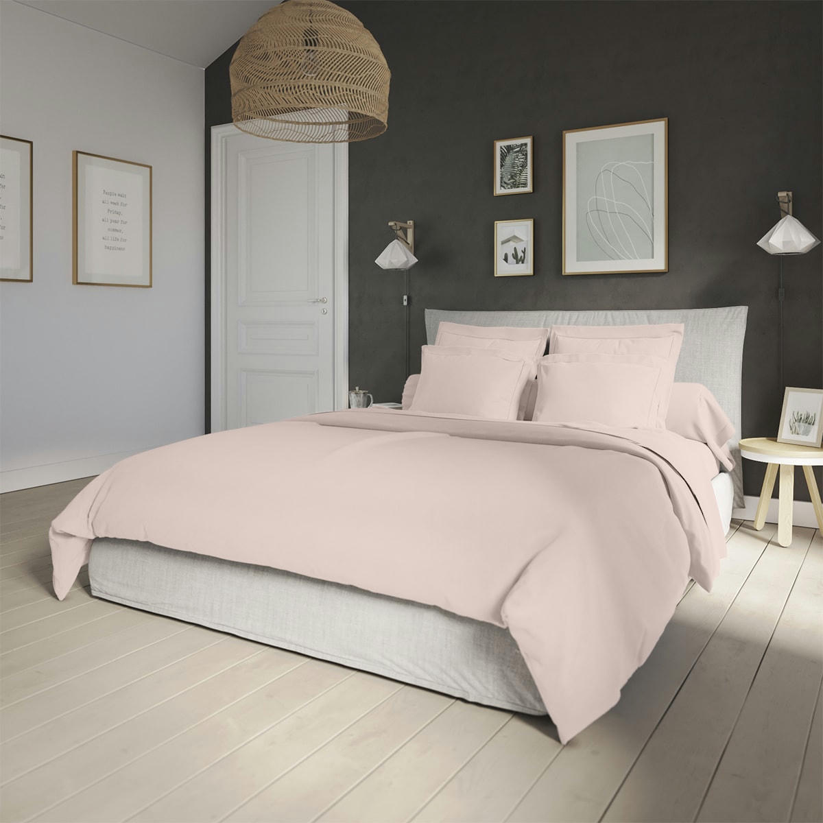 INFLUENCE - Housse de couette   Percale Litchi 140x200 cm - DODO