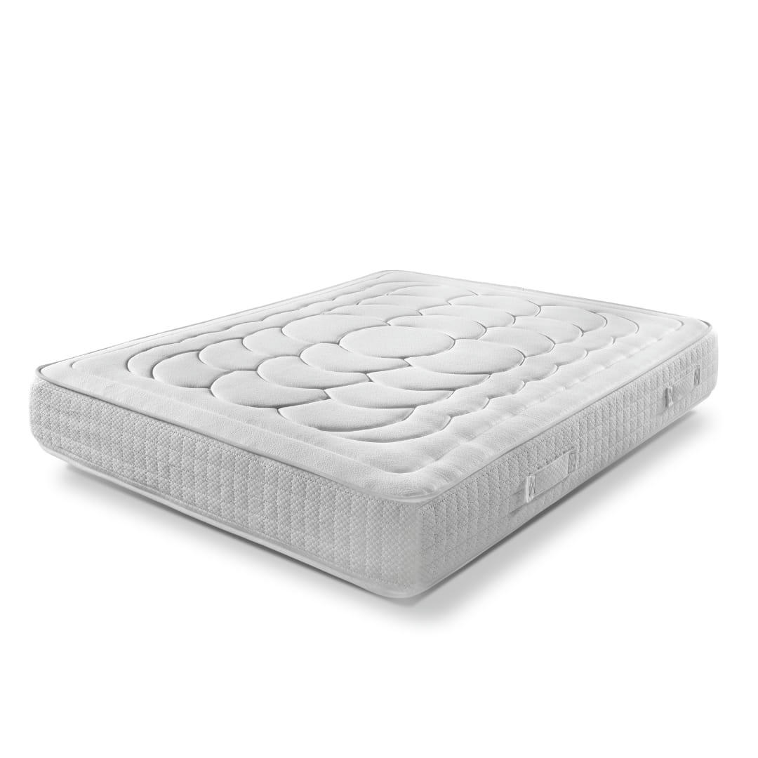 PARIS - Matelas à ressorts ensachés et mémoire de forme   27cm105X190