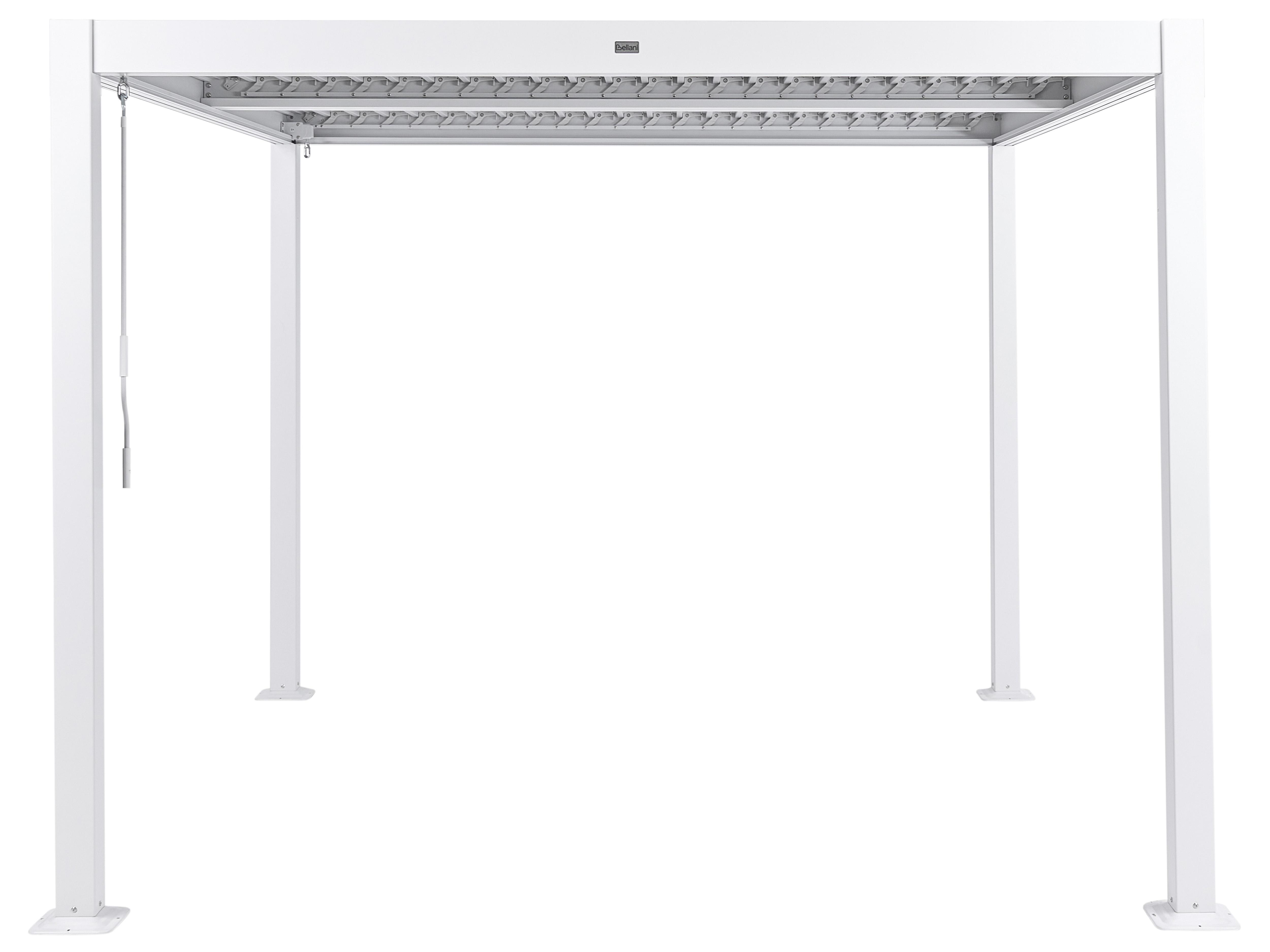 Gazebo FORNOLI Metal 296 cm 296 cm White