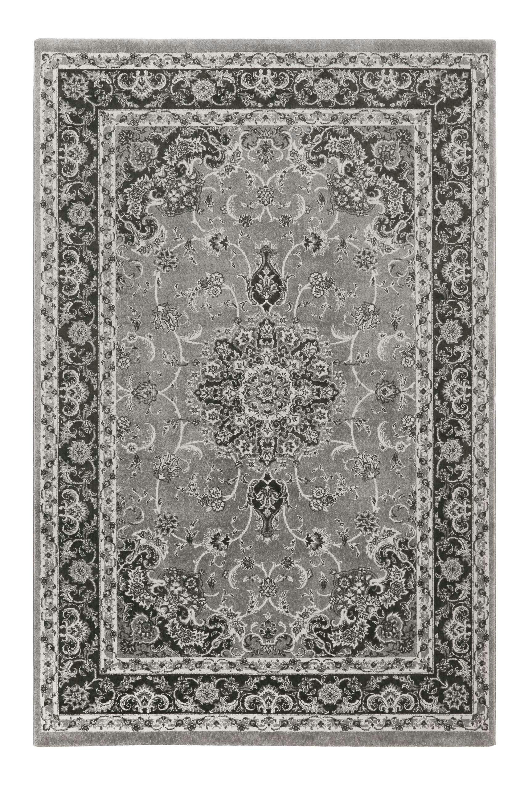 BRISTOL - Tapis esprit rétro vintage tons de gris 160x225