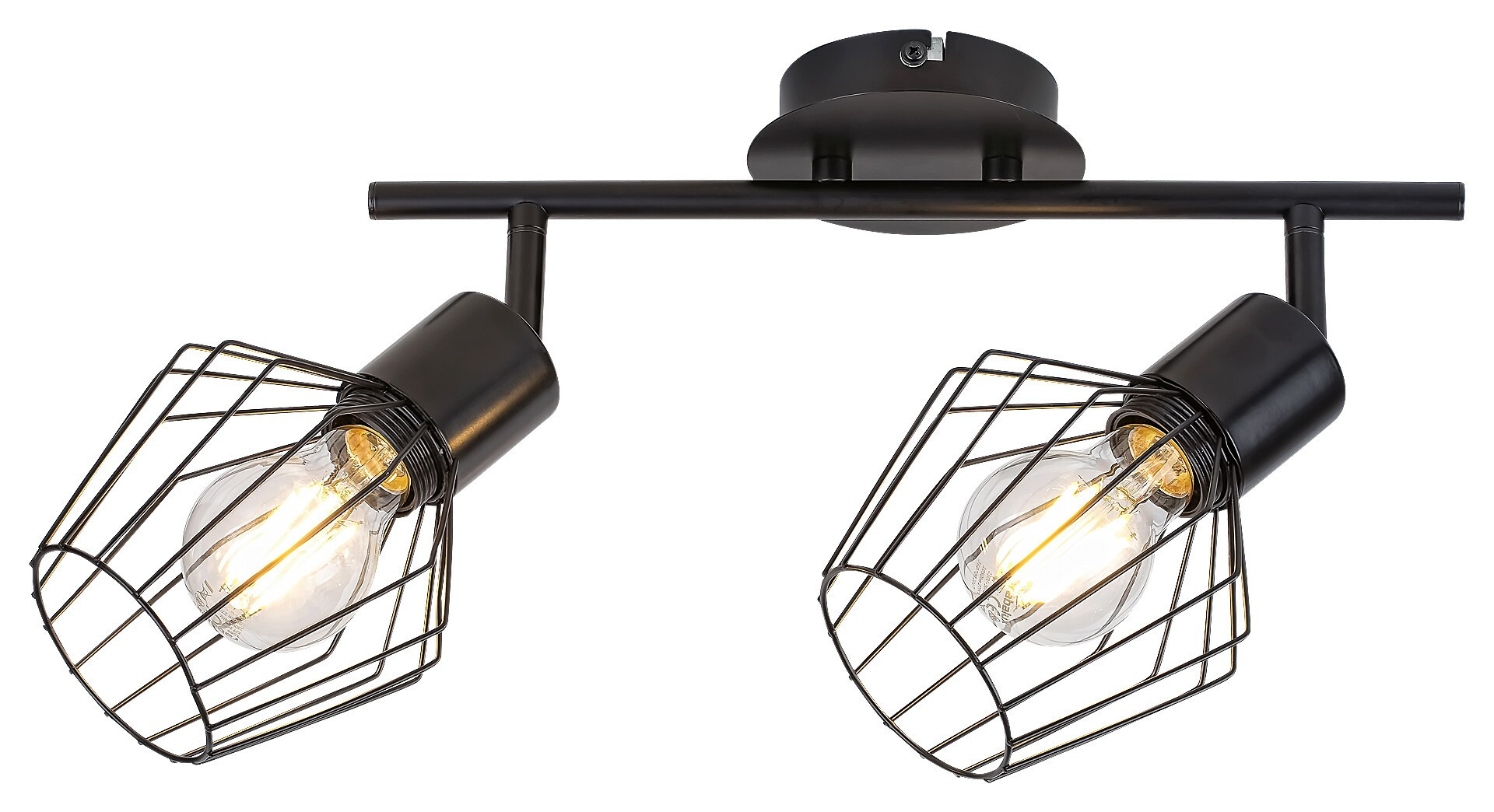 Reflektor sufitowy czarny Belano 2xE27x40W wym:21x35,5x21cm Rabalux