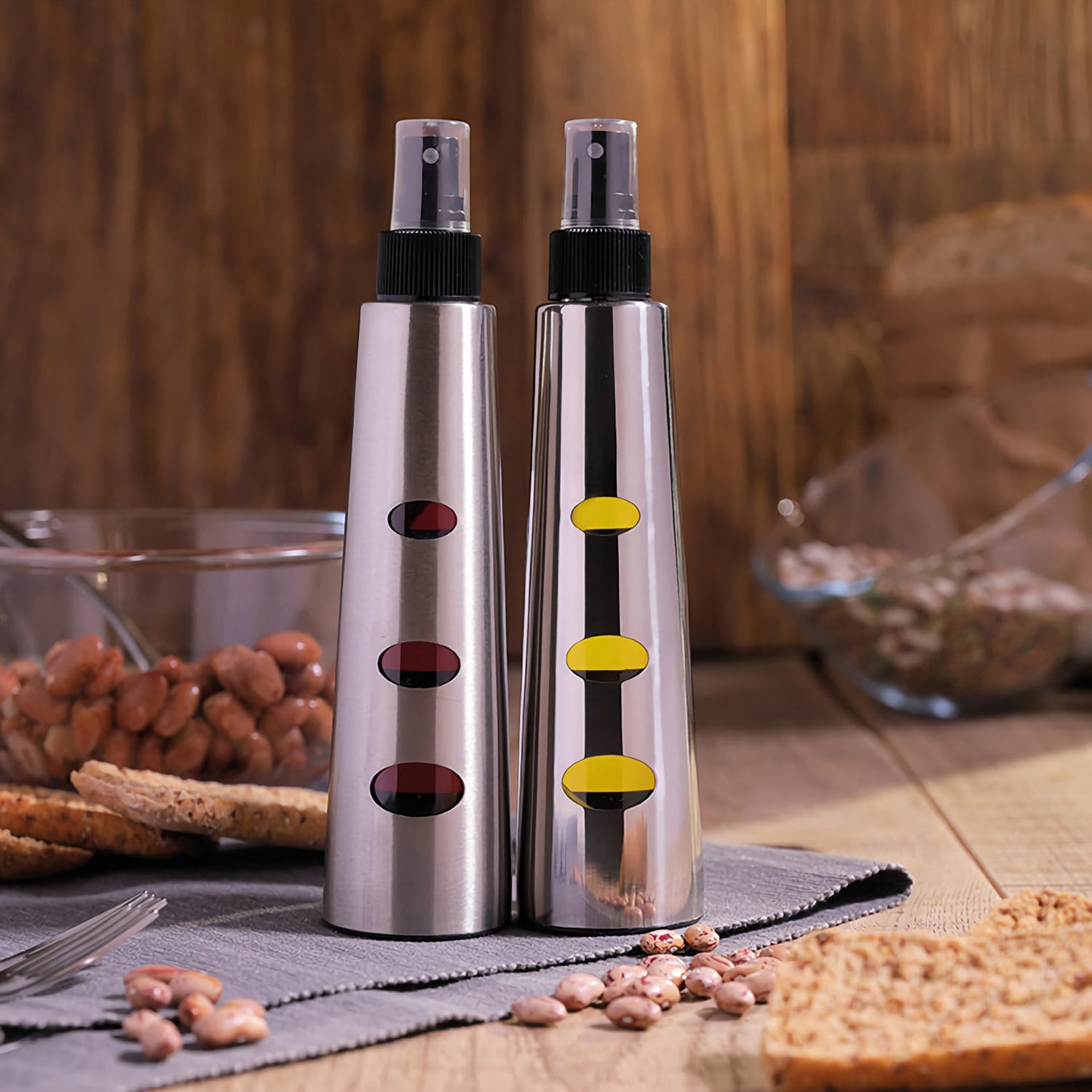 Oliera con dosatore spray