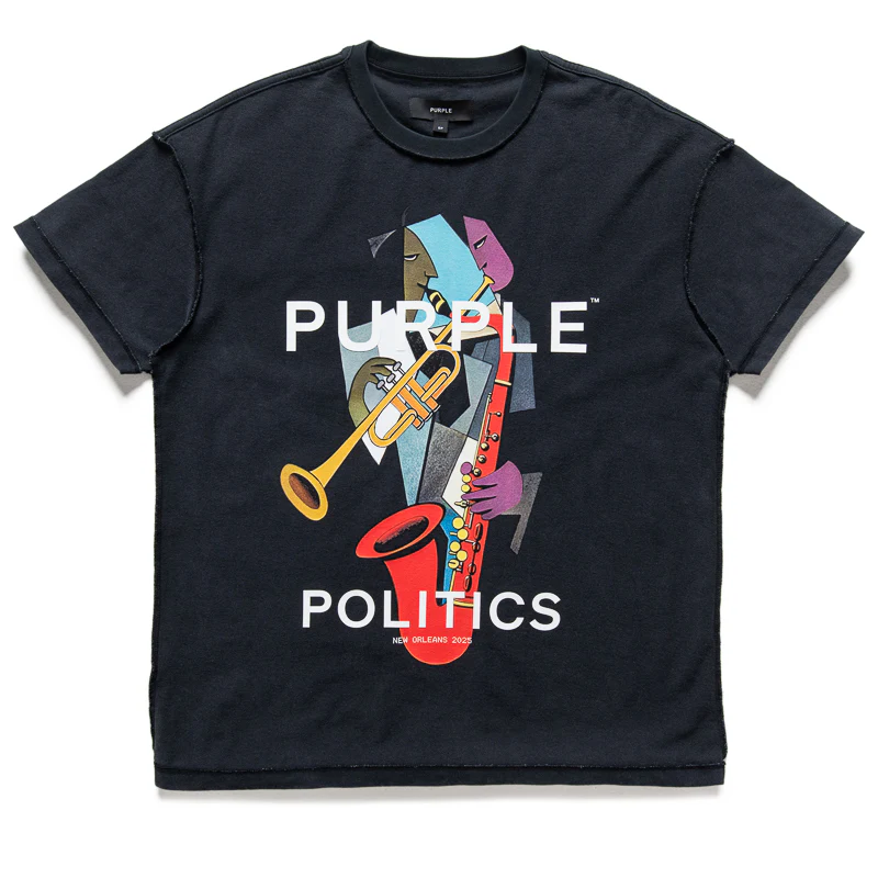Purple Brand x Politics Essence Fest Tee - Black