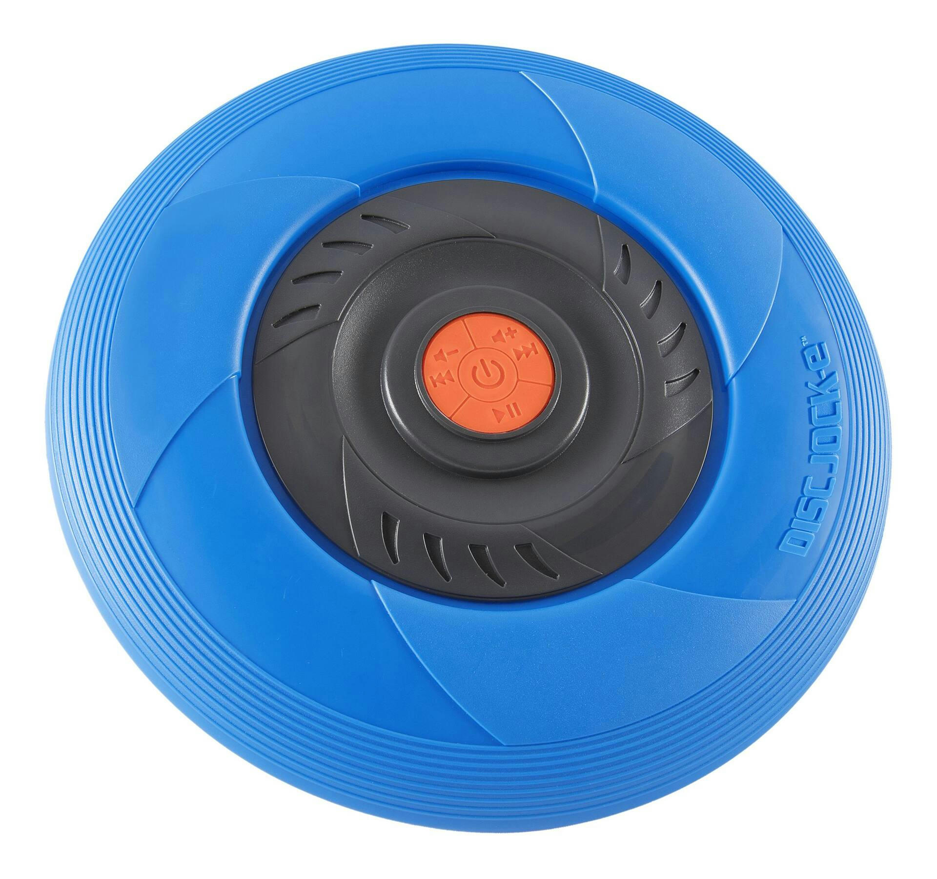 Disc Jock-E Waterproof Frisbee/Flying Disc That Plays Your Music w/ Bluetooth, Age 5+