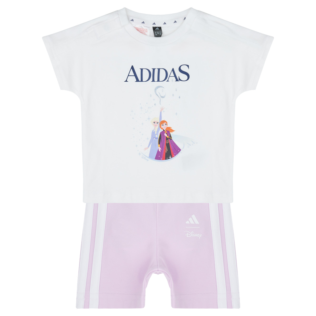 adidas - ADIDAS DISNEY FROZEN T-SHIRT SET - White / Violet / Frozen / . . / . .