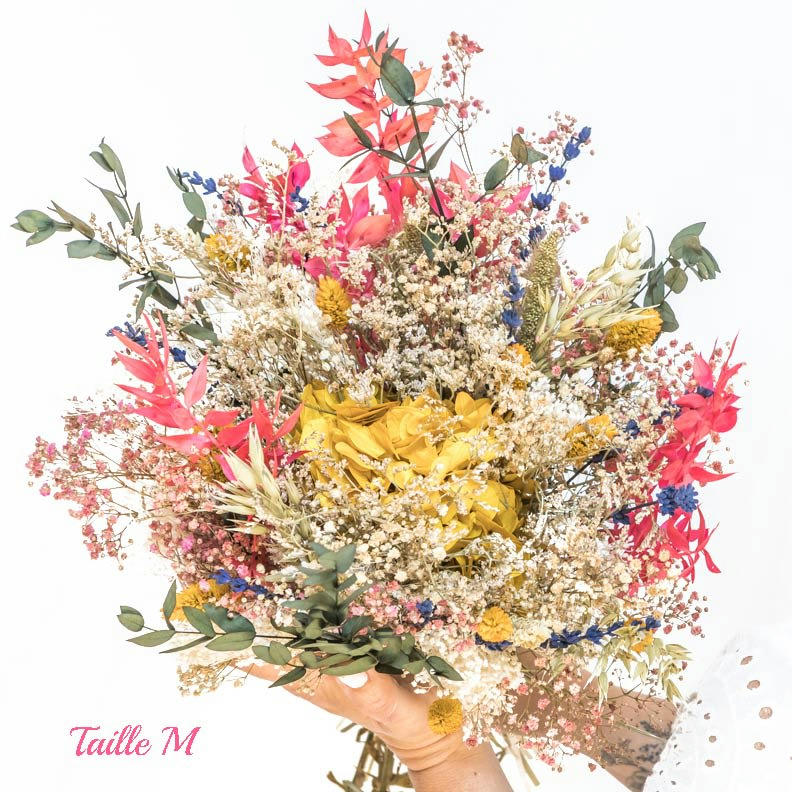 - Bouquet de fleurs séchées Marie Taille M