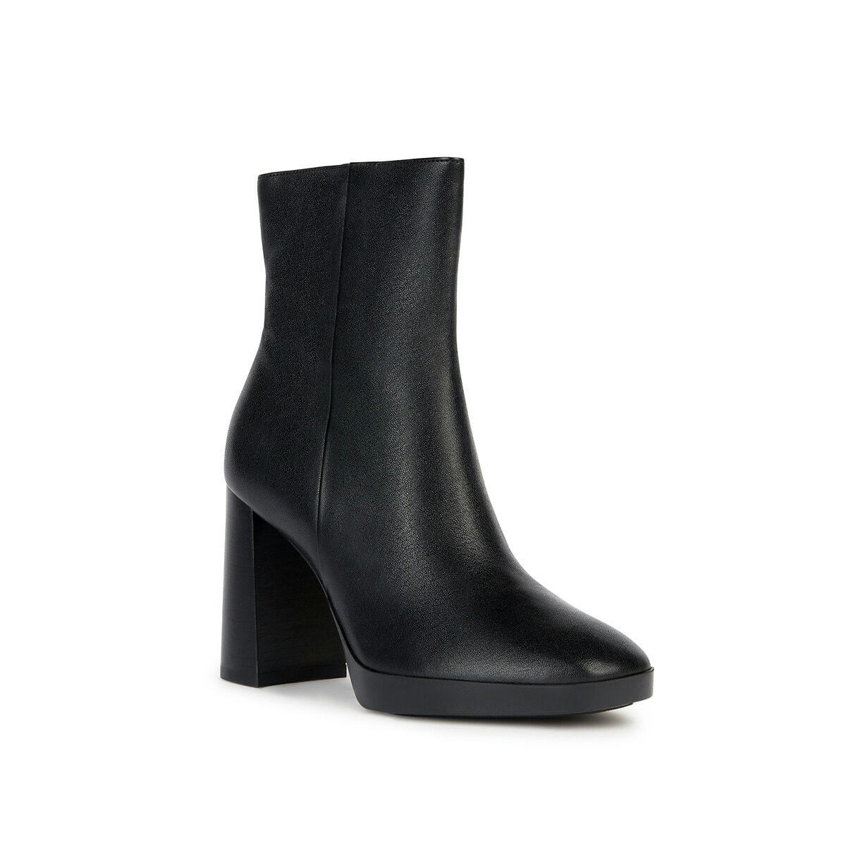 Bottines cuir respirantes à talon Teulada