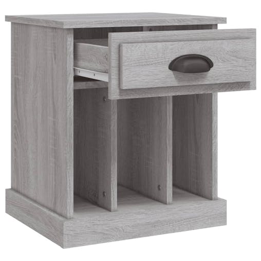 NNEVL Bedside Cabinets 2 pcs Grey Sonoma 43x36x50 cm