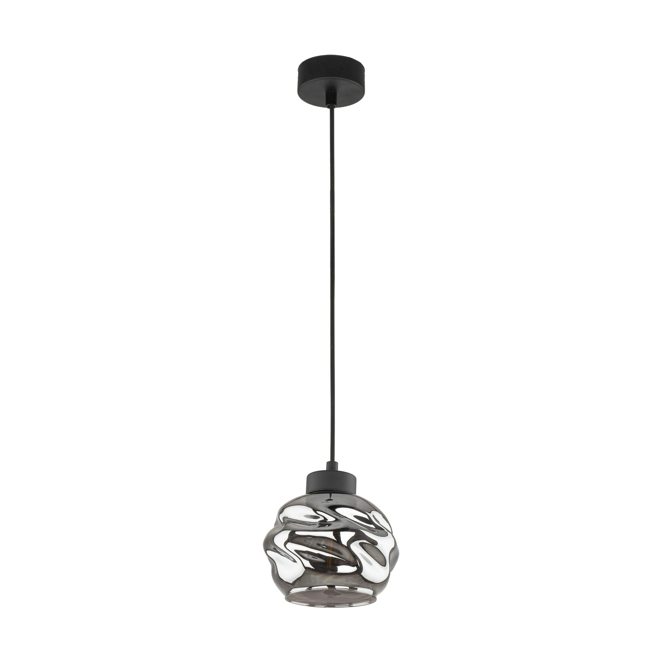 Lampa Wisząca ZULIA 1xE27 szklana nowoczesna do salonu