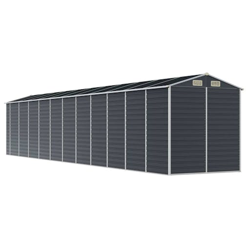 NNEVL Garden Shed Anthracite 191x980x198 cm Galvanised Steel