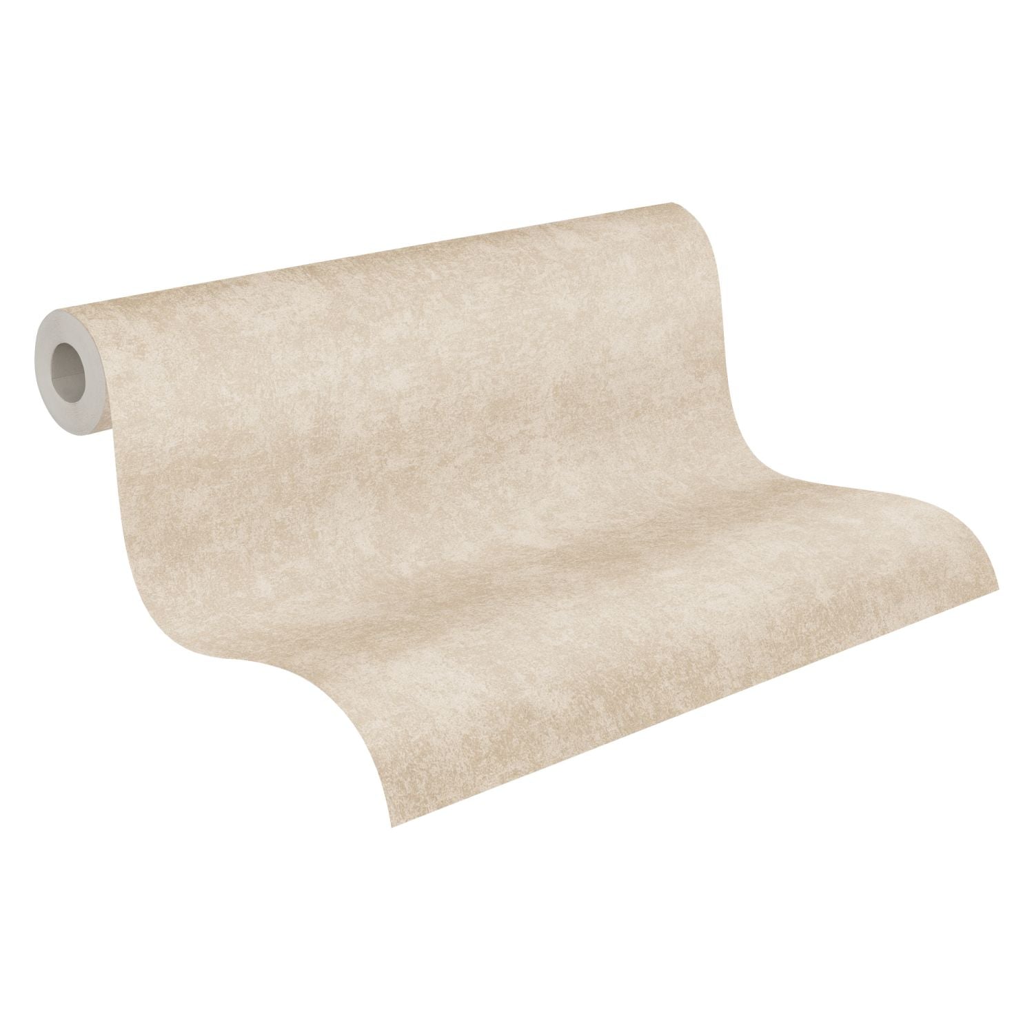 Livingwalls behang effen crème en champagne beige - 53 cm x 10.05 m - AS-389699