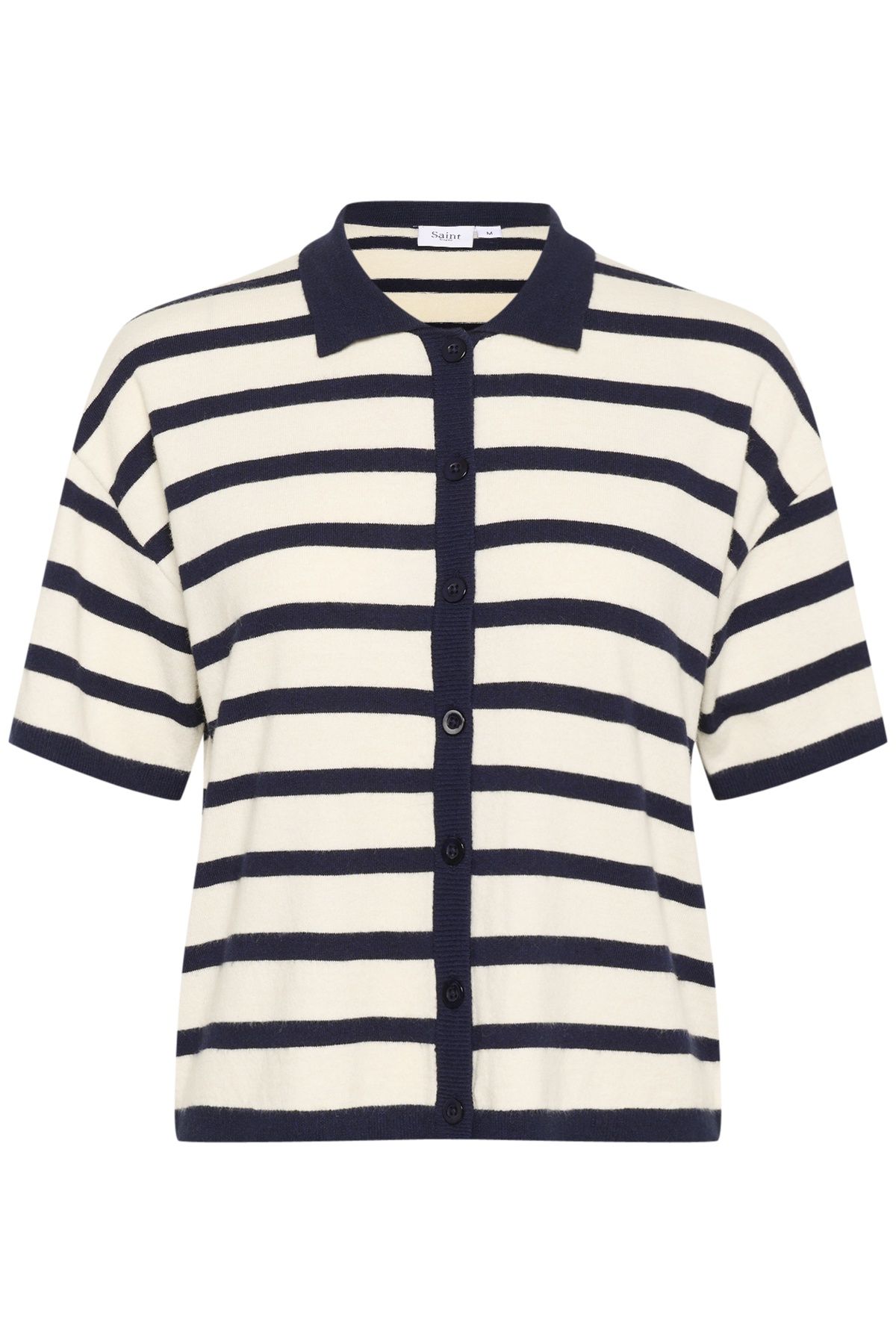 Saint Tropez LikamSZ Striped Polo Cardigan