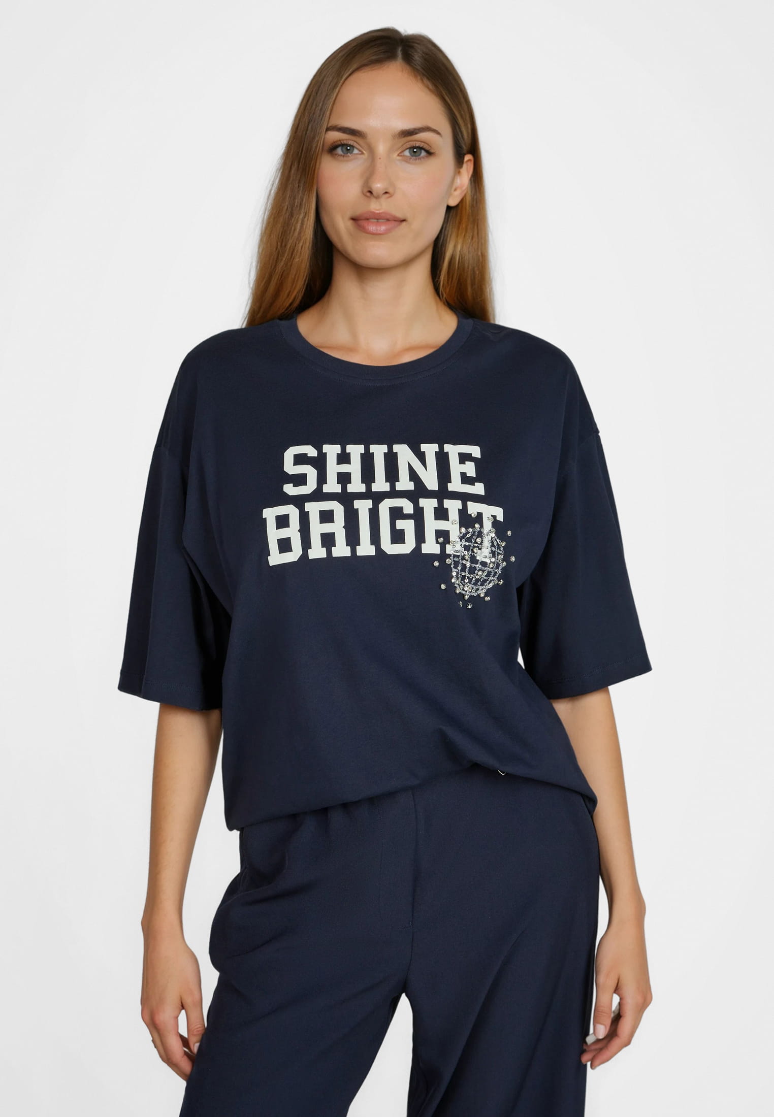 Shirt mit Pigment Print