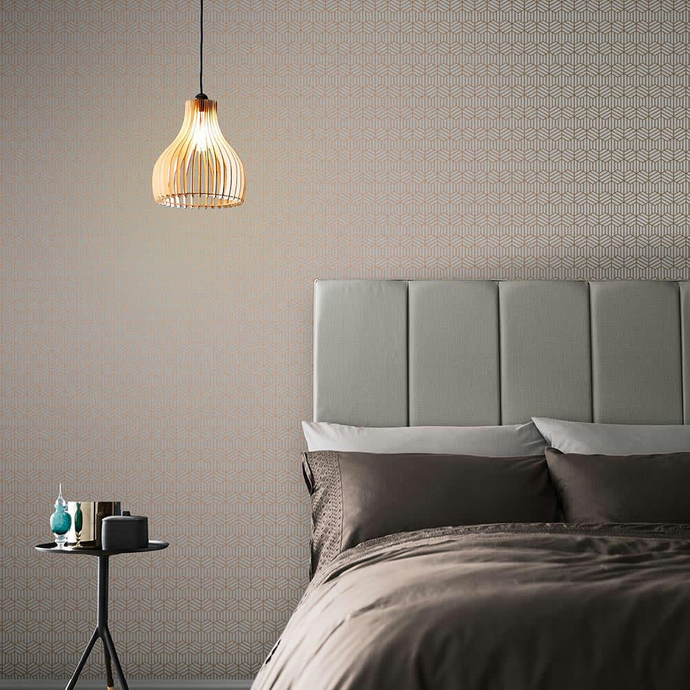 - papier peint echo gris 1005x52cm