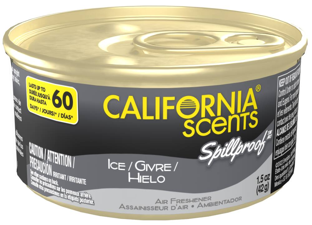 California Scents Organic Spillproof Air Freshener Tin, Assorted Fragrances