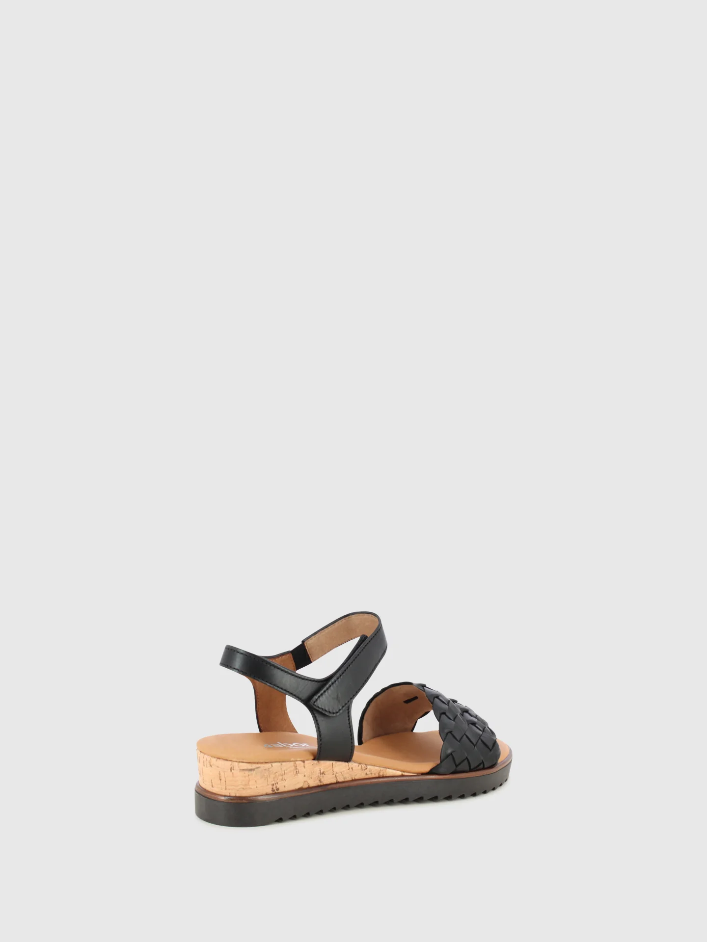 Sandálias com Velcro em Preto