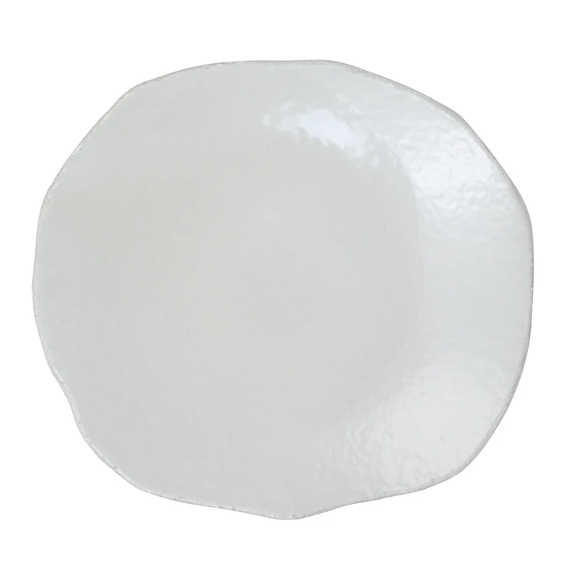 assiette plate blanc