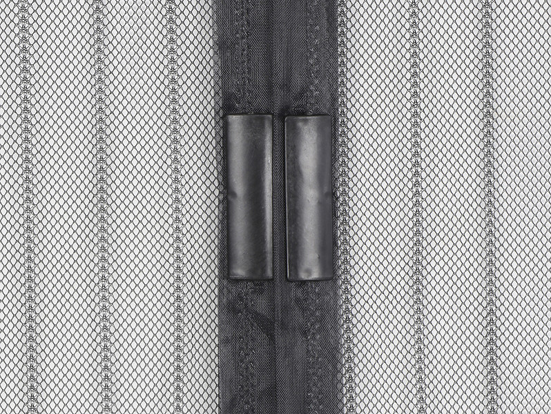 Moskitiera drzwiowa magnetyczna 50x210 cm czarna