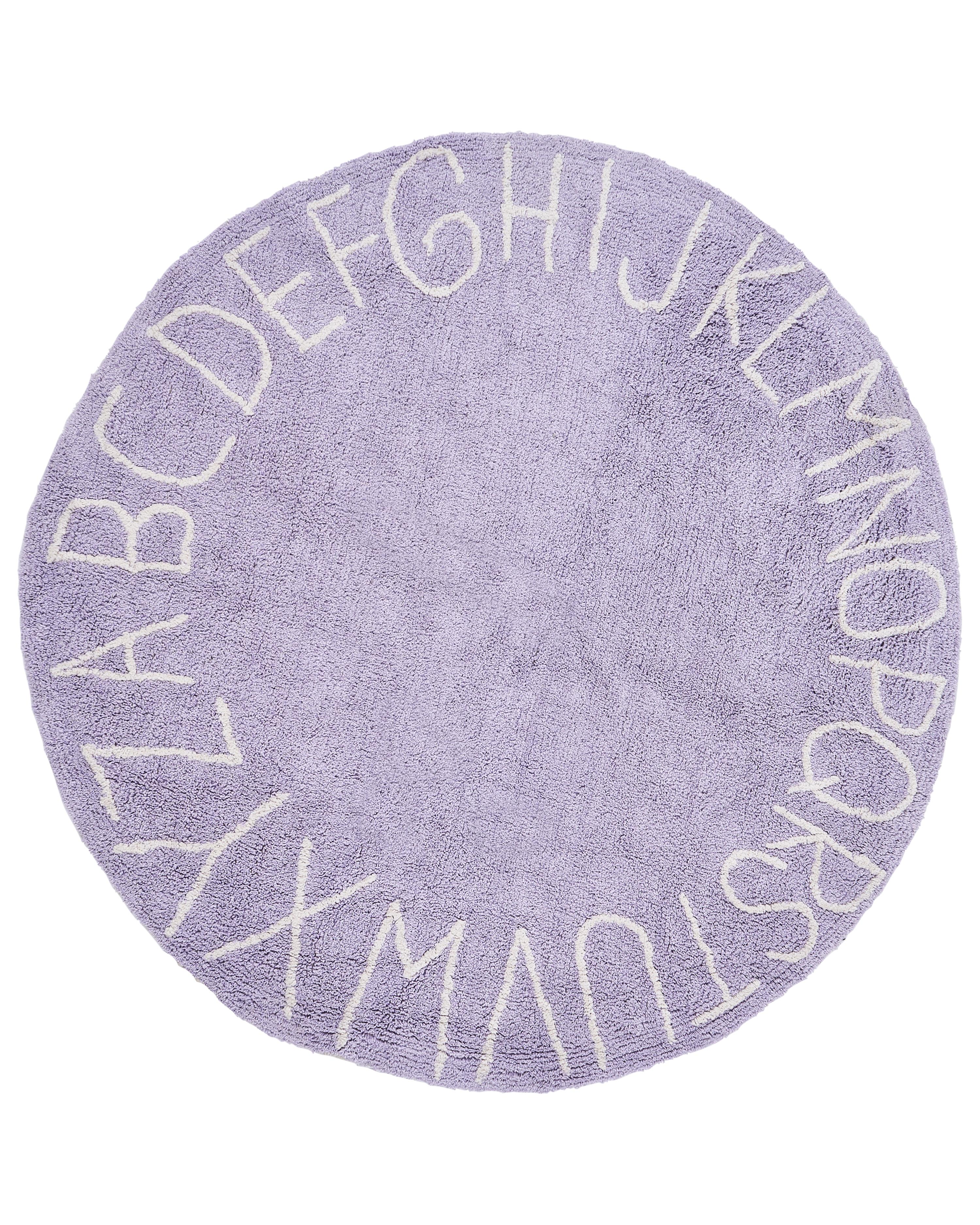 Kids Rug VURGUN Light Violet ? 120 cm Cotton