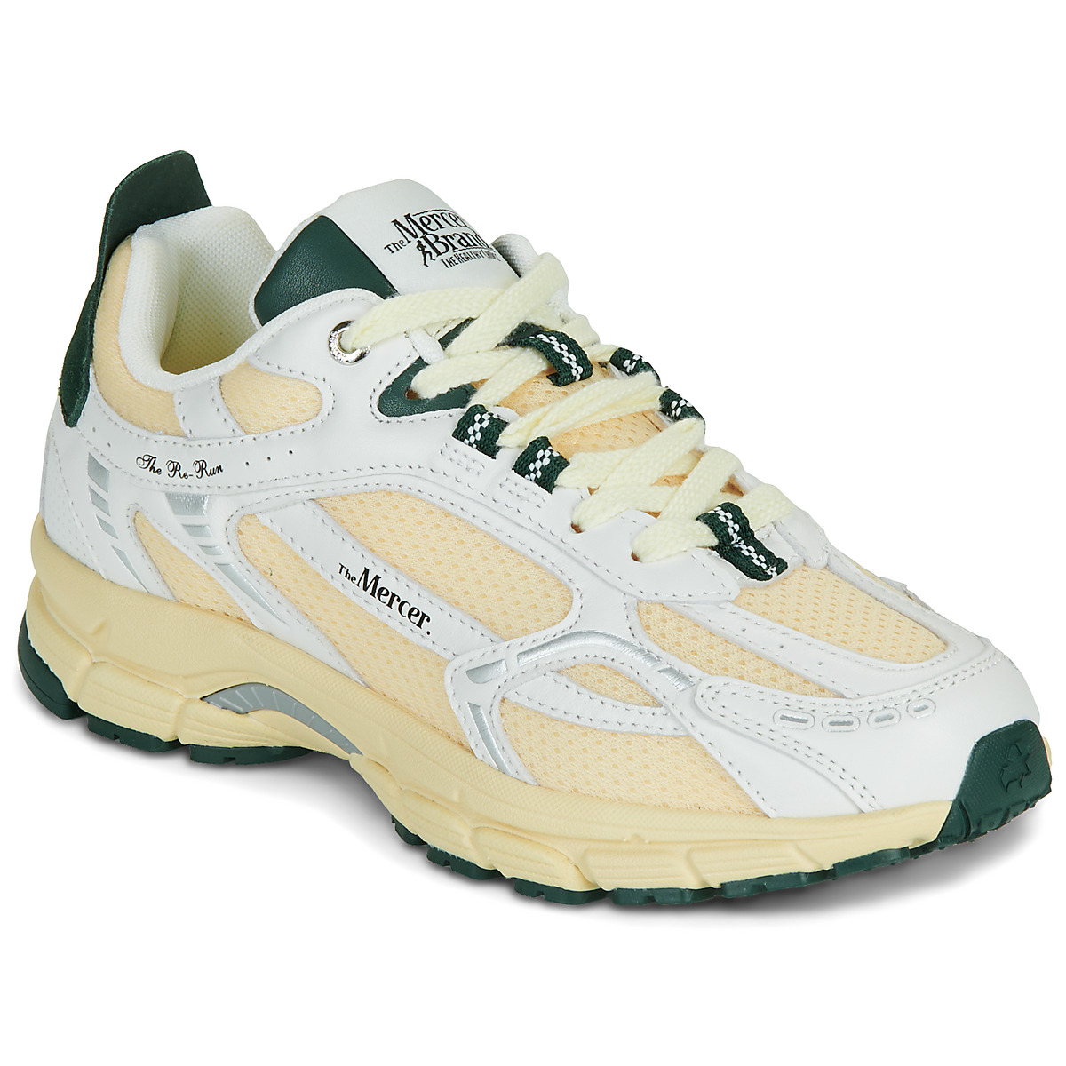 The Mercer Brand - The Re-Run Vintage Nappa - Beige / Green