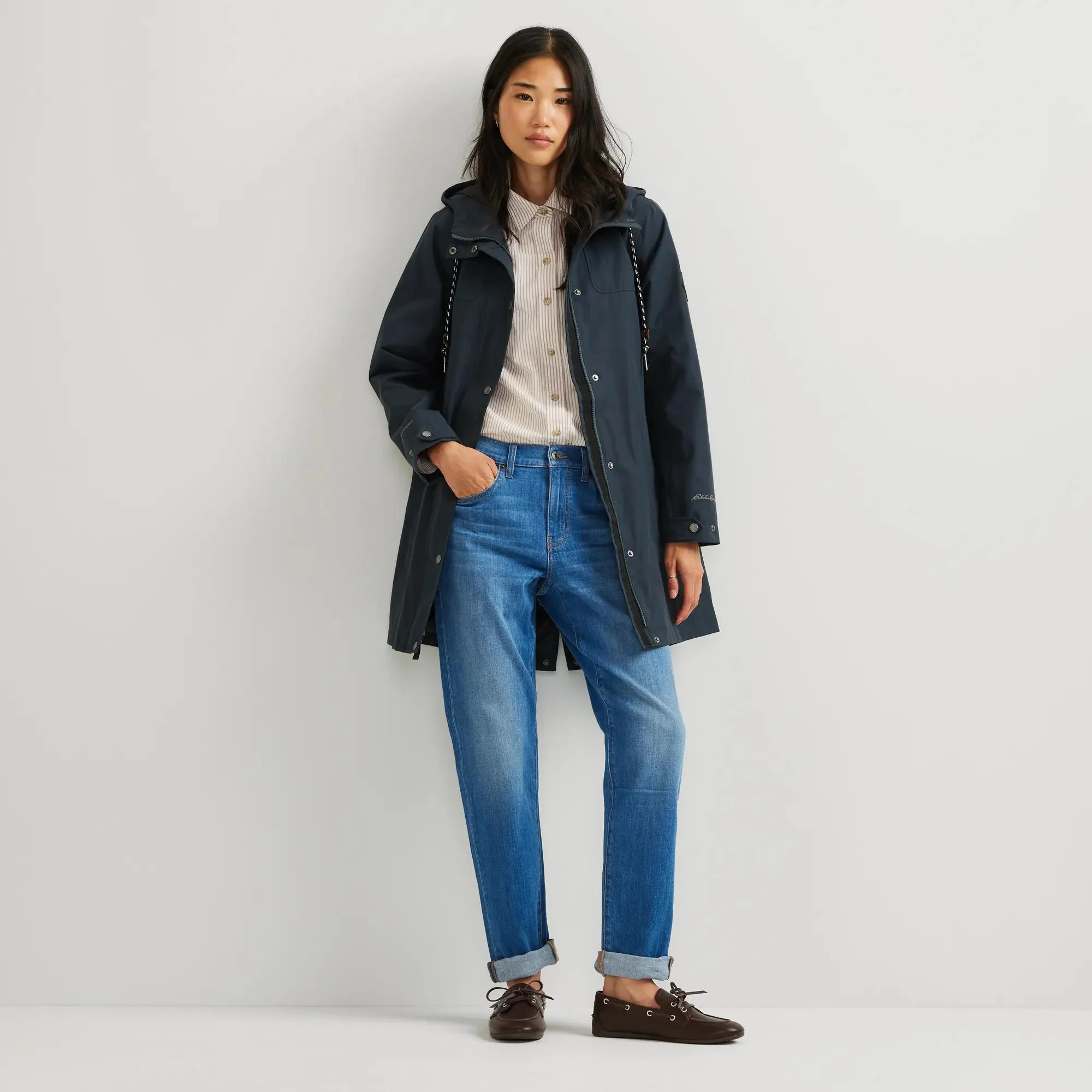 Women's Boyfriend Mid-Rise Slim Fit Jeans