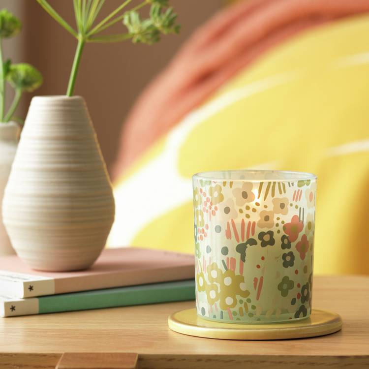 Habitat x Scion Glass Candle - Hyacinth & White Birch